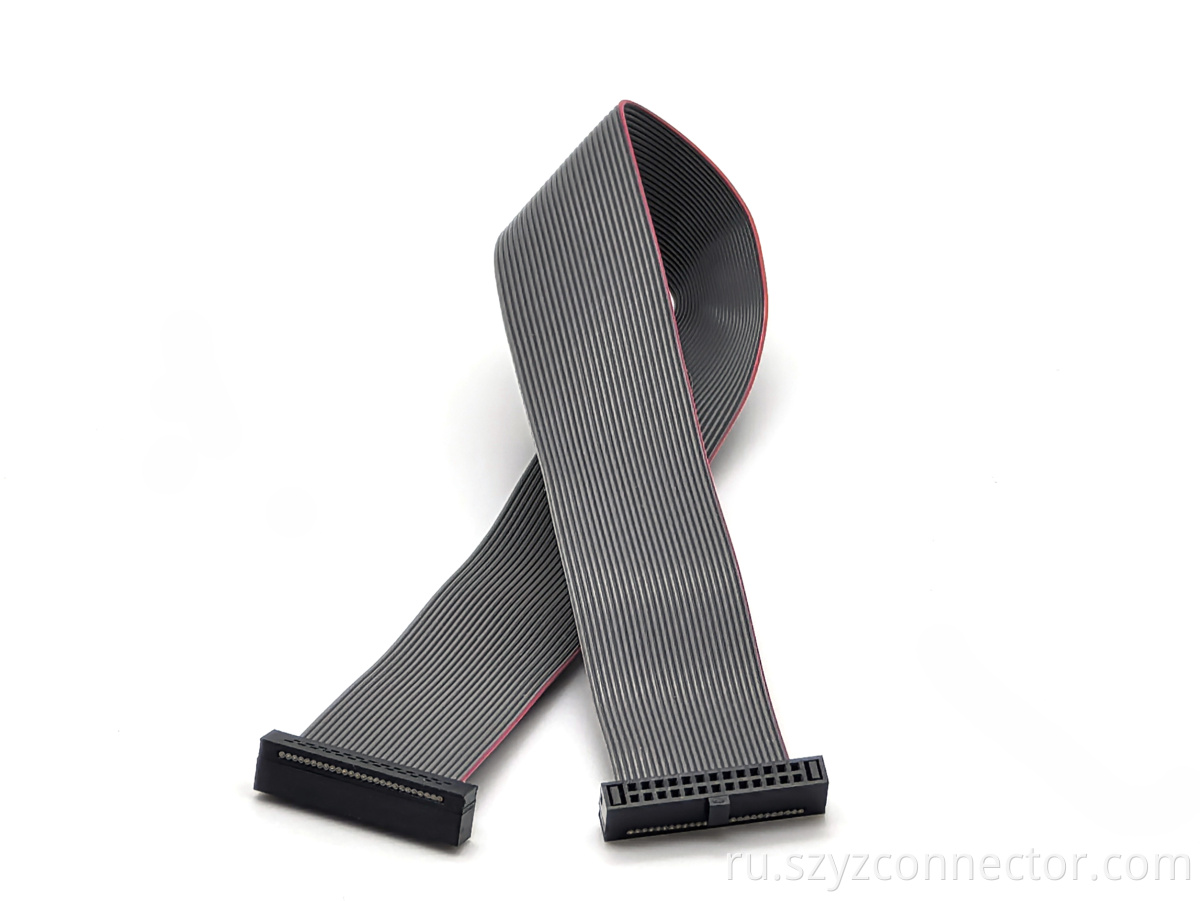 Flat Cable Connecting Wire Red Edge